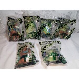 6x Scooby Doo and the Alien Invaders Burger King Toys 1,2,3,4,7,8